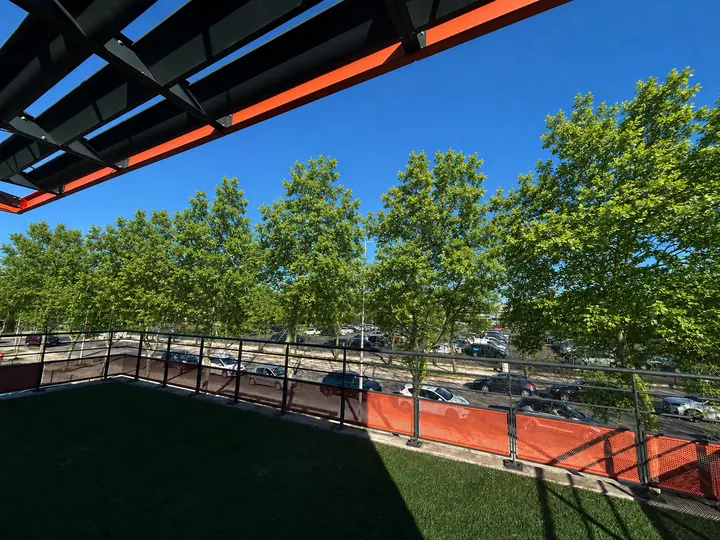 La terrasse du campus